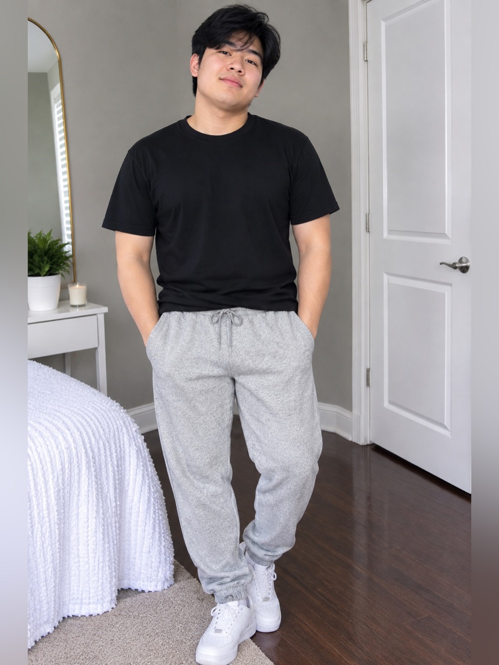 lululemon athletica Men's Light Grey Heather Jogger Sweatpants